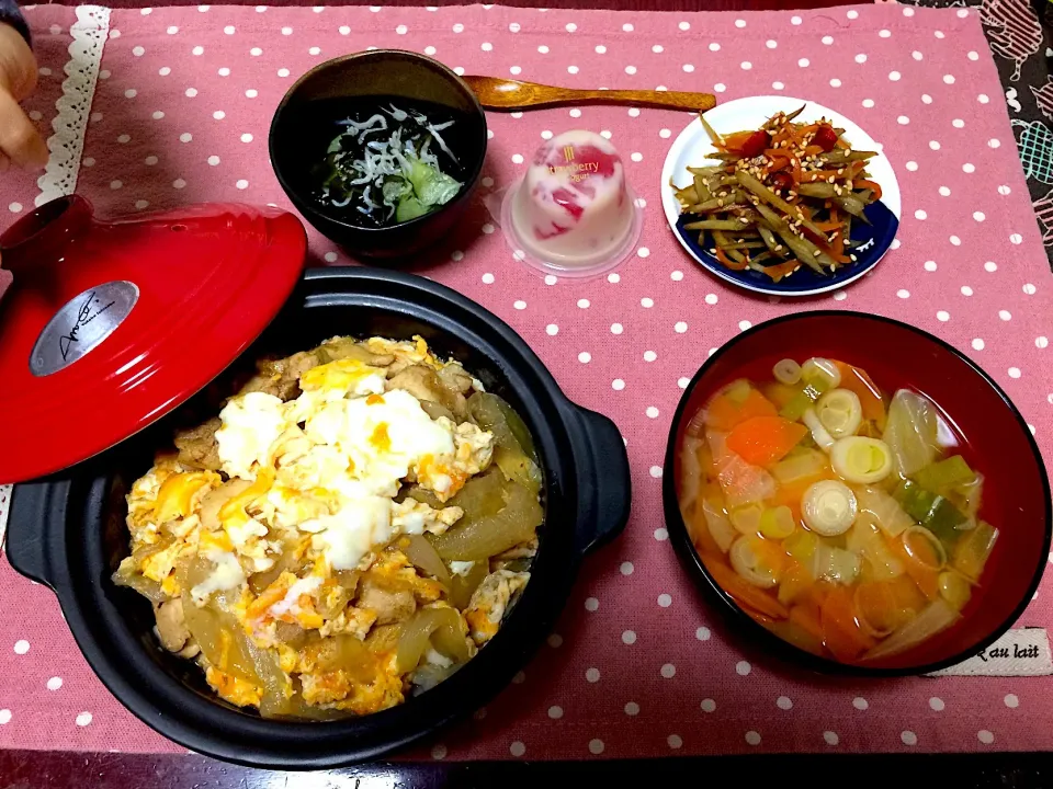 親子丼定食|ゆぴさん