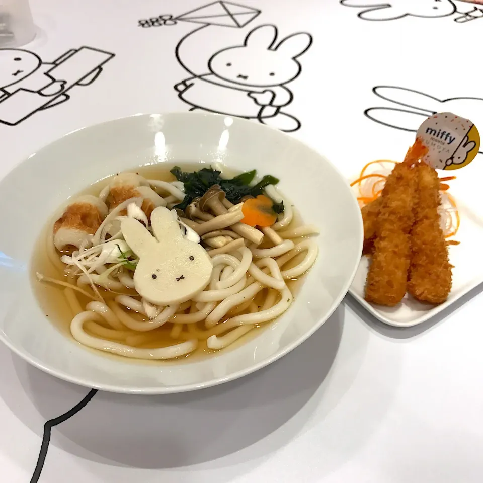 Udon with breaded Ebi #miffy|sgさん