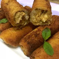 Chicken tikka bread rolls|Fatima Sameena Sharifさん