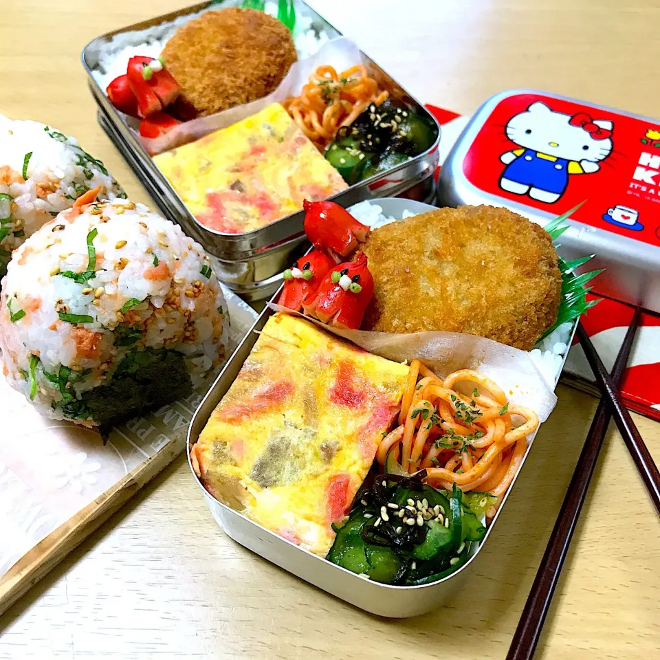 娘と自分お弁当|mihooobuuさん