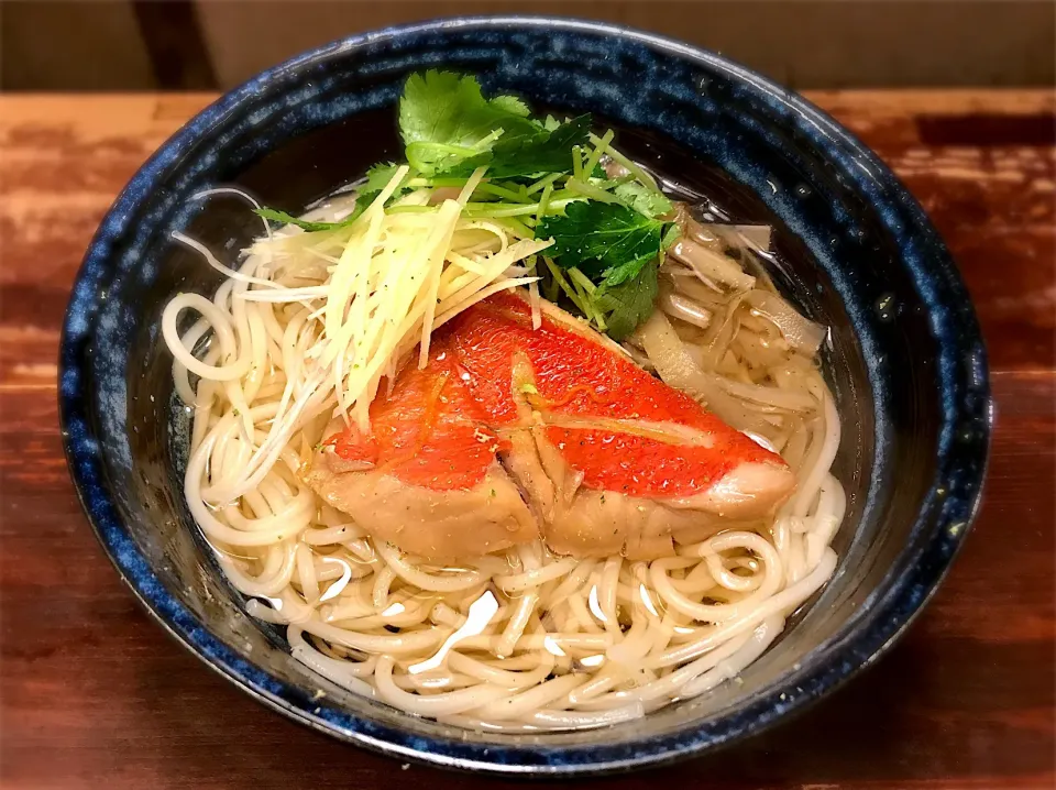 金目鯛の煮付温めん2|半田手延べそうめんの店 阿波や壱兆さん