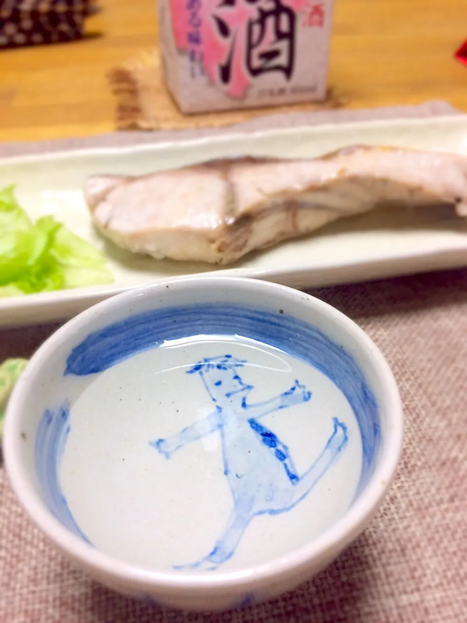 ブリの塩焼き×米だけの酒🍶
#米だけの酒 #おつまみ|morimi32さん