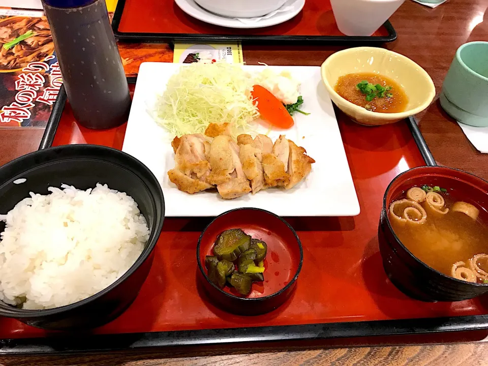 チキングリル定食|しいたけ茶さん