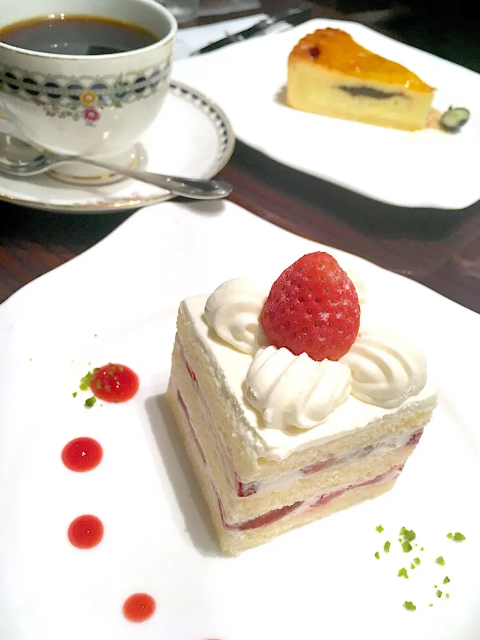 #自家製ケーキ#ショートケーキ #coffee|MIEKO 沼澤三永子さん