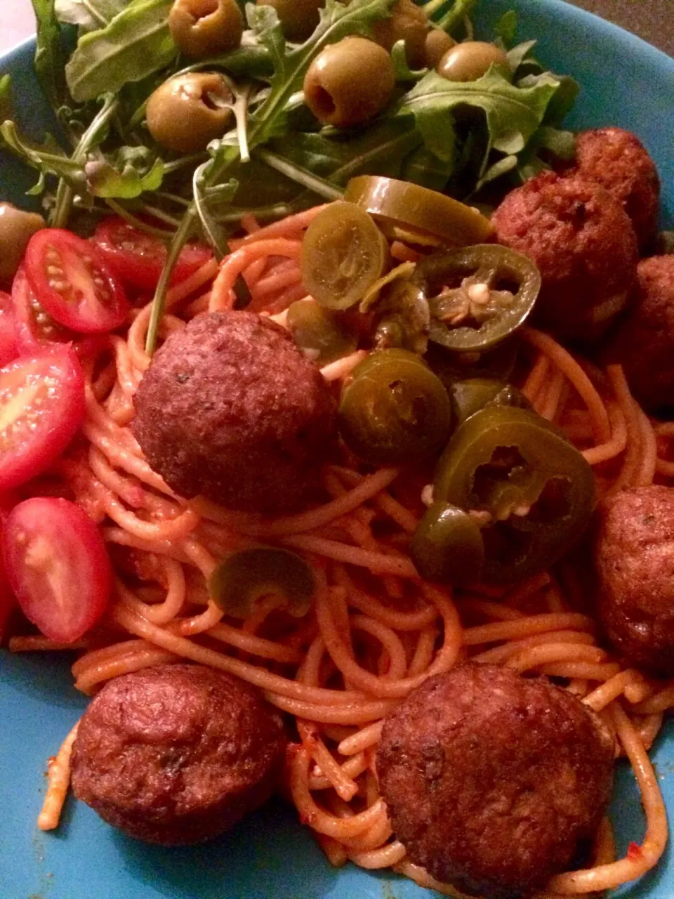 Meat free meatballs & spaghetti|Nick Hiderさん