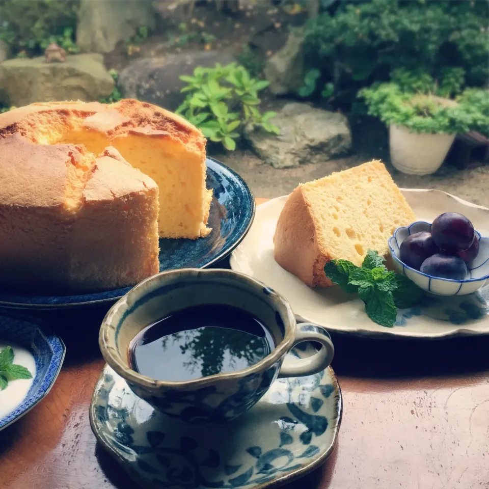 秋晴れのコーヒーでホッとひと息♫|ふじこさん