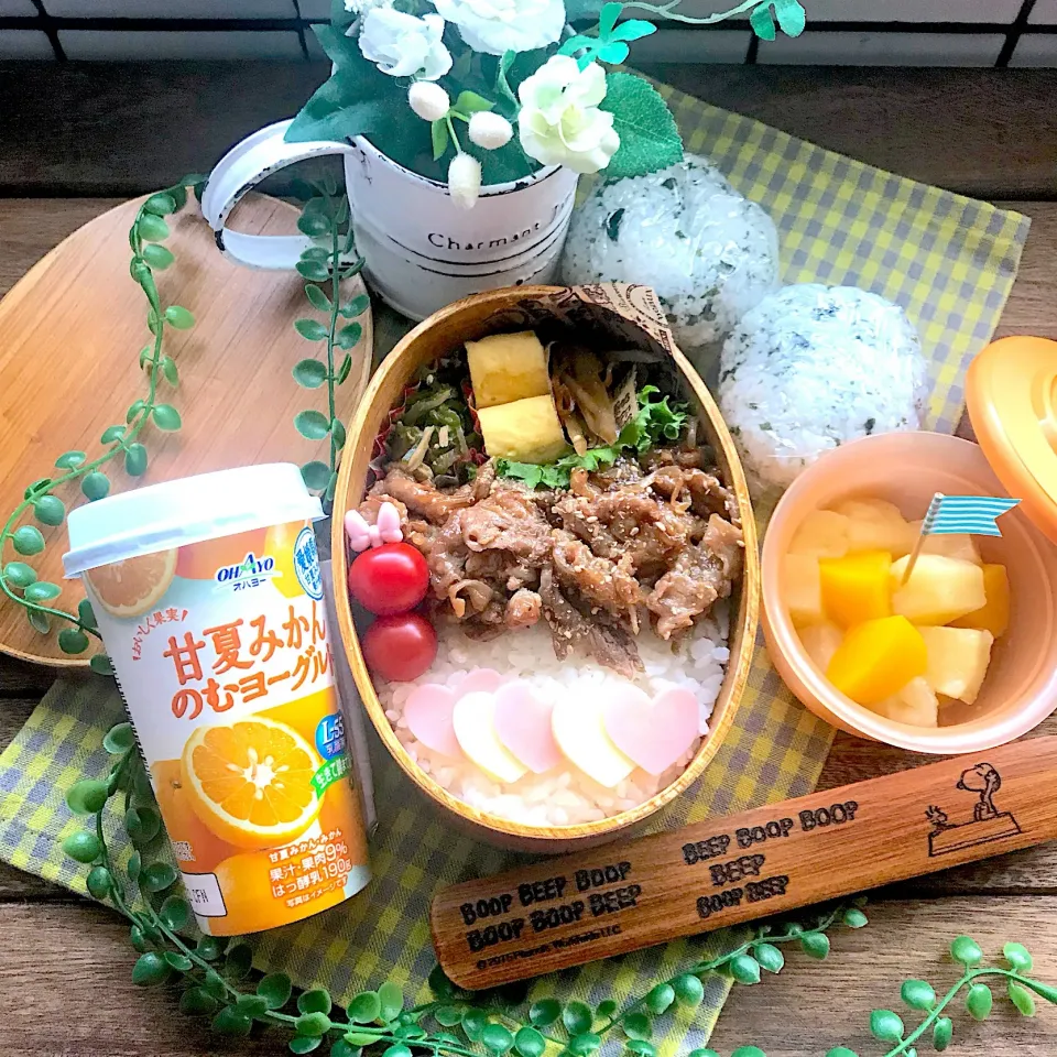 Snapdishの料理写真:ちょいお寝坊のお弁当😅|39biscuitさん