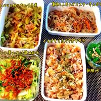 今週の常備菜#野菜だらけ#冷蔵庫整理