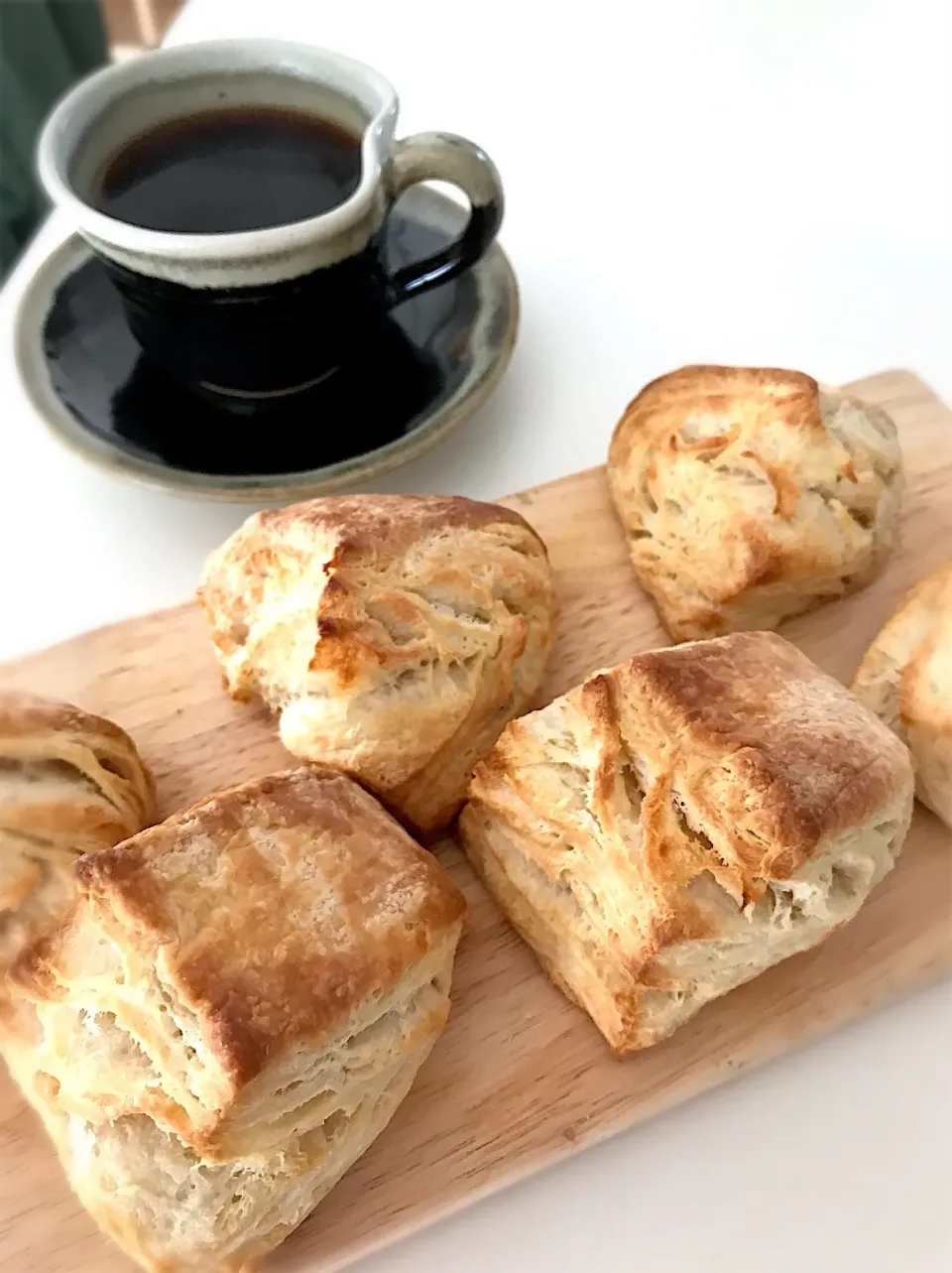 ビスケットで朝ごはん♫|ふぅさん