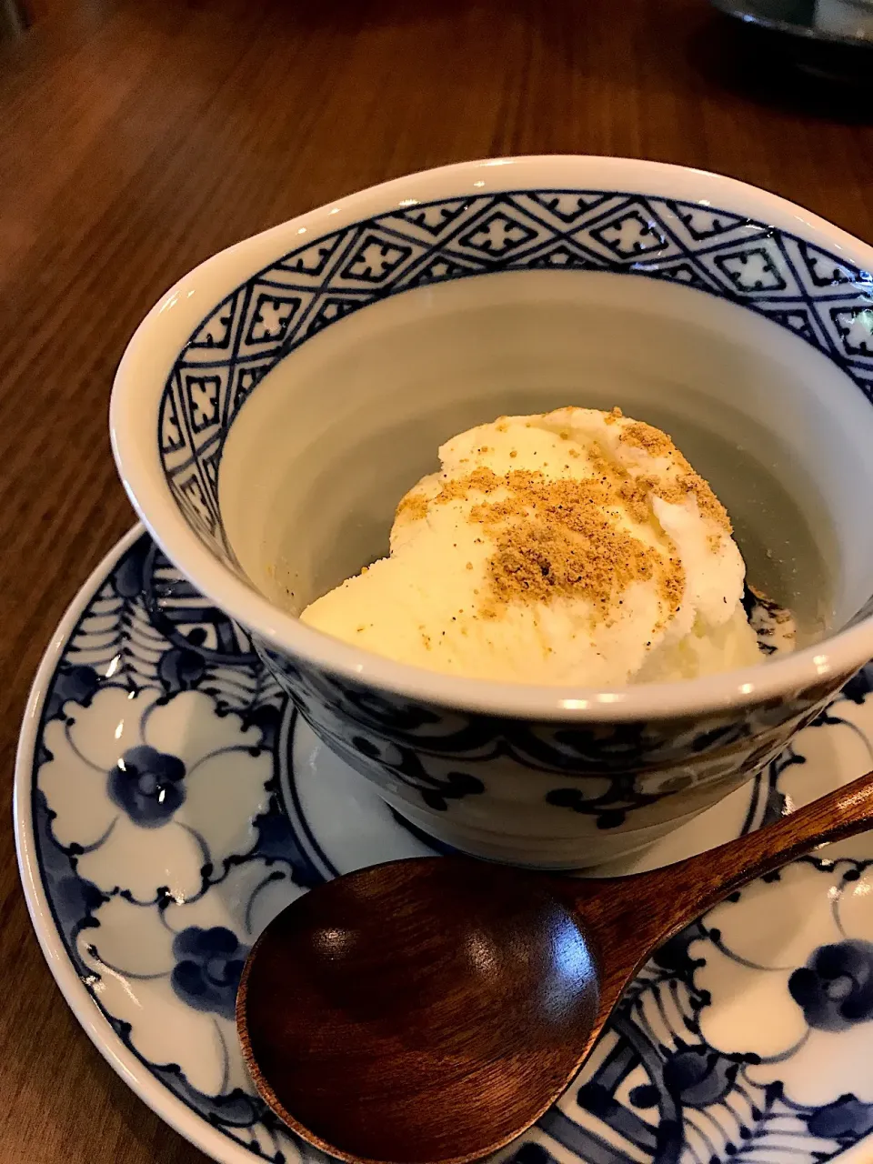 黒豆ゼリーバニラアイス添え|ふっきーさん