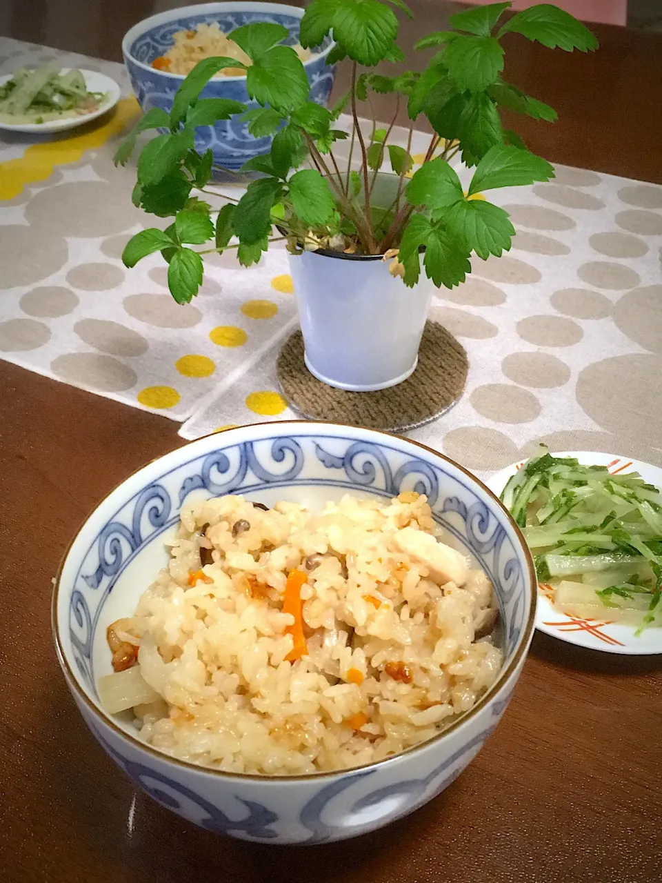 鶏炊き込みご飯|けもさん