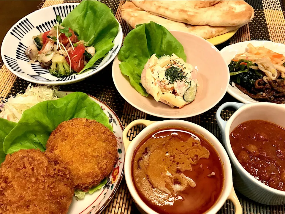 今日の夕飯はナンとカレー|sono.kさん