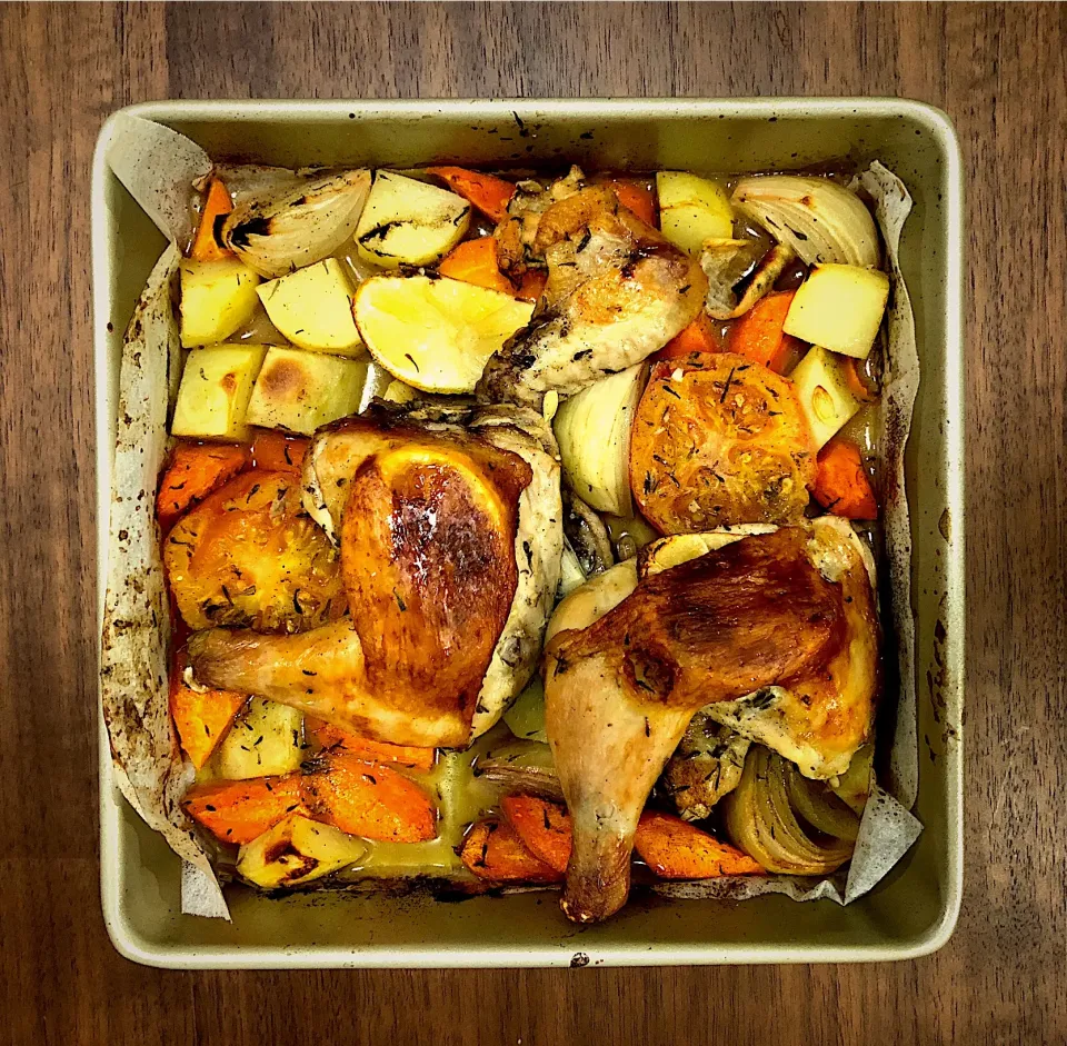 Lemon and thyme roasted chicken legs|Anita Chiamさん