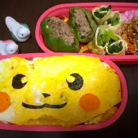 かわいいピカチュウ弁当|めしぬこさん