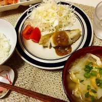 Snapdishの料理写真:鱈のかぼす田楽|100akanechinさん