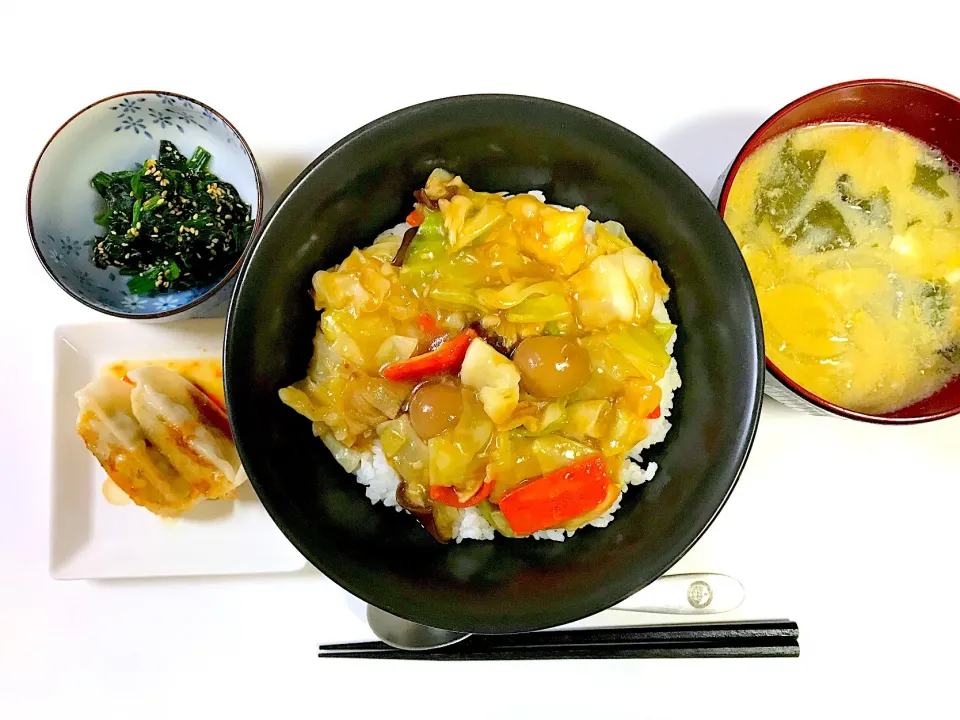 Snapdishの料理写真:#中華丼晩御飯|ゆりえさん