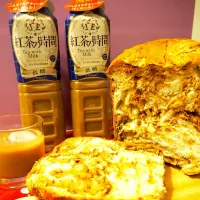 今日の朝は久しぶりにパンを焼きました♡コーヒーの苦味と紅茶の甘みがよく合ってとっても優雅な朝食に♡#紅茶の時間#コーヒーマーブルパン|にこりさん