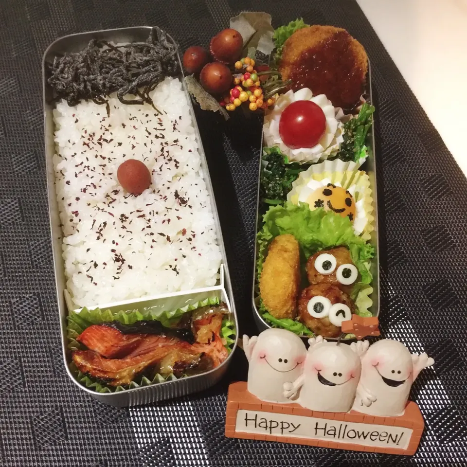 10/10❤︎主人のお弁当❤︎
#お弁当 #お昼ごはん #ランチ #ハロウィン|Makinsさん