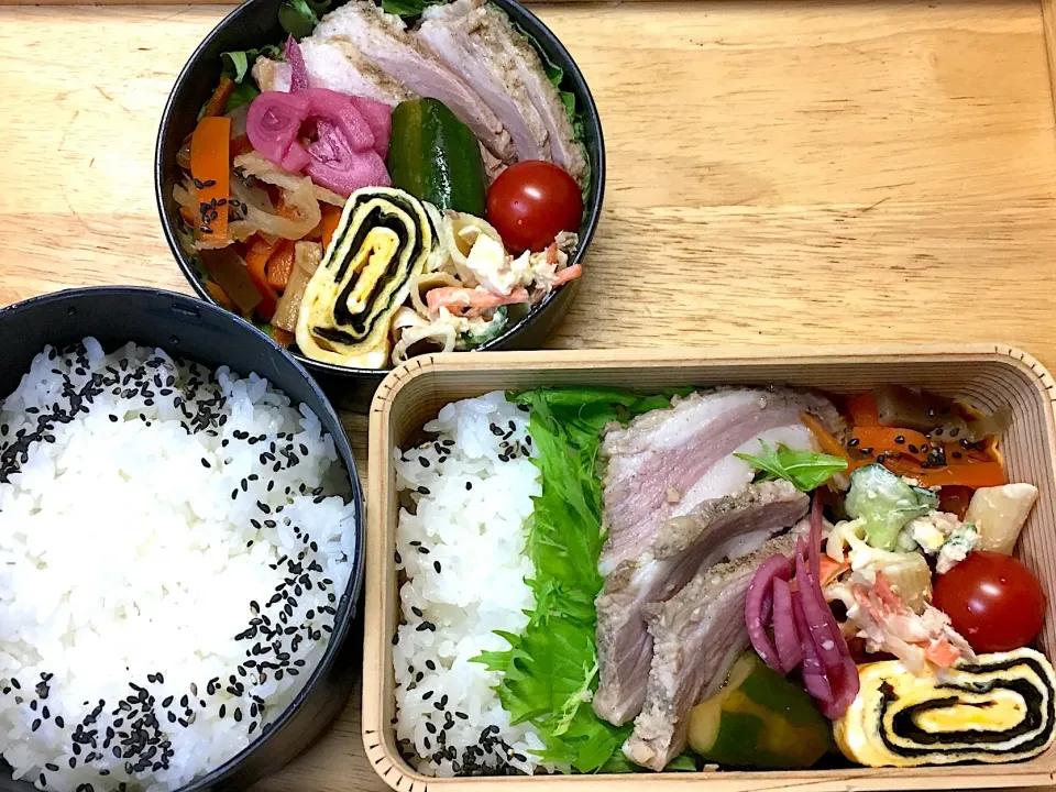 猪肉(低温調理) 弁当|弁当 備忘録さん