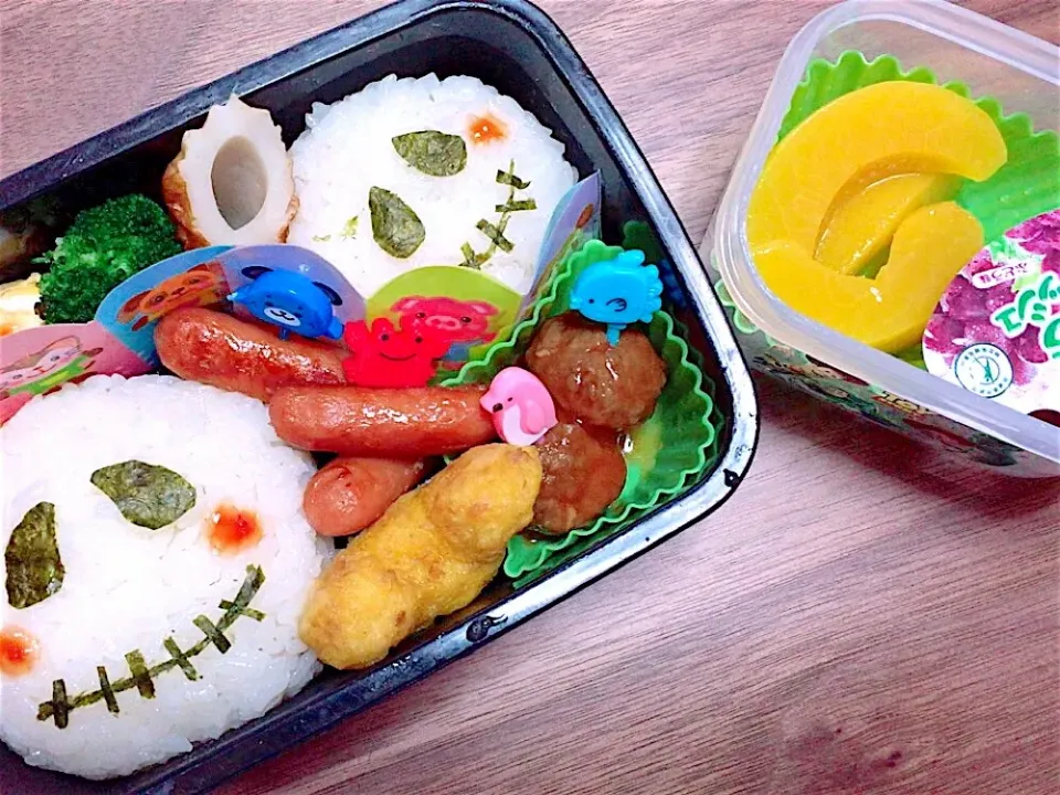 Snapdishの料理写真:一年生♡ハロウィン弁当|はるmamaさん