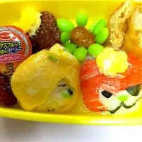 ツンデレ次男のお弁当
#ヒカリオロチ#ラストブシニャン
#妖怪ウォッチ
#キャラ弁|ともくんさん