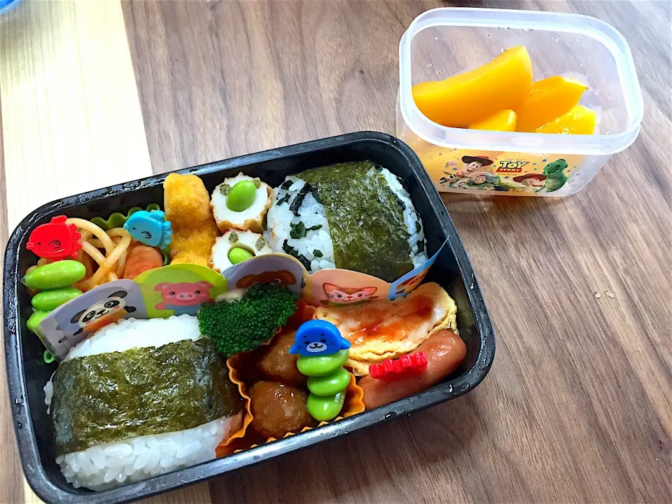 Snapdishの料理写真:一年生♡お弁当|はるmamaさん