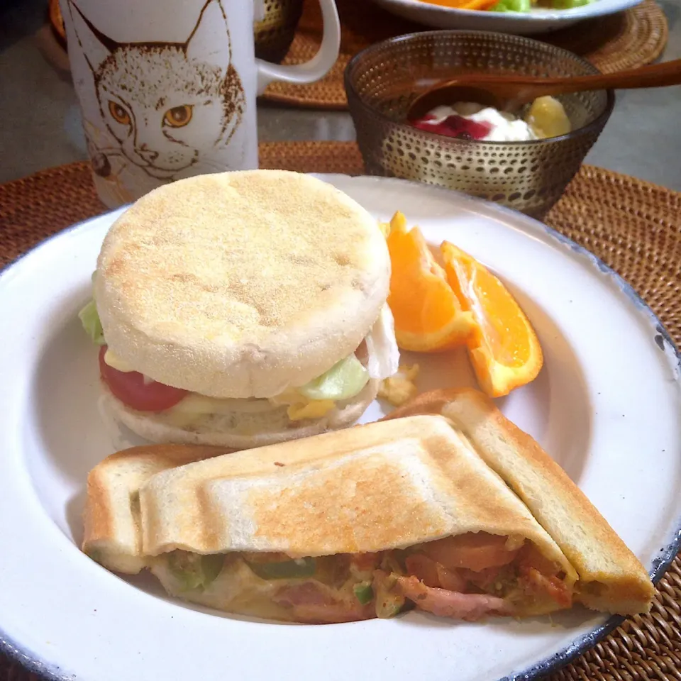 Snapdishの料理写真:朝ごぱん😋|nao子さん