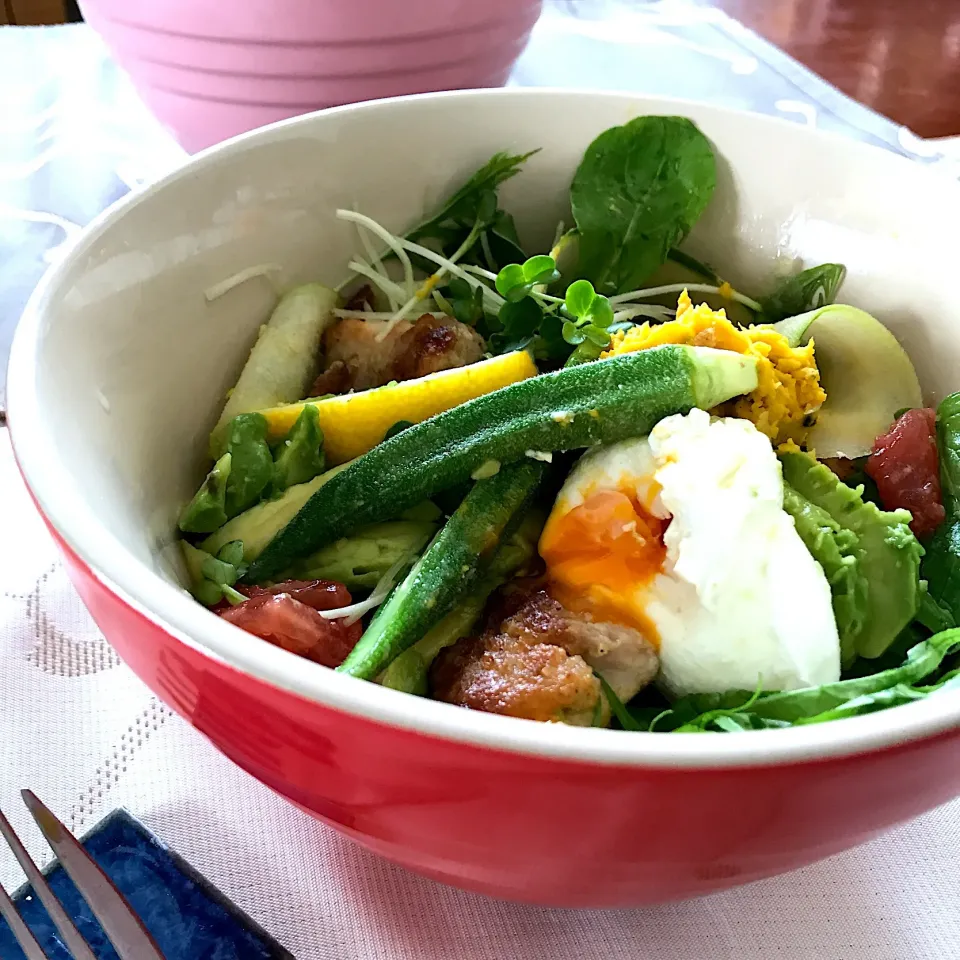 ベジ丼
野菜たっぷり
午後からも頑張ります٩(^‿^)۶|mokoさん