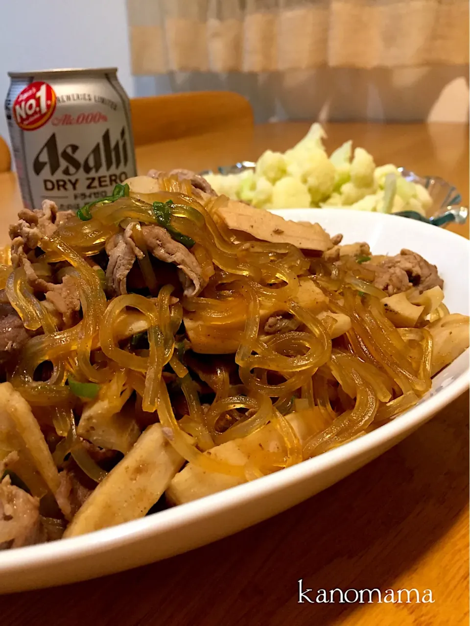 蓮根とお肉、マロニーオイスター炒め♪|ゆきさん