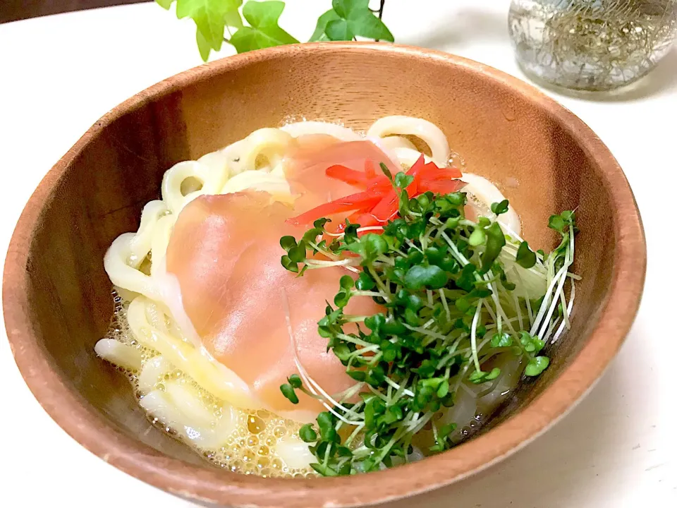 Snapdishの料理写真:うどんカルボナーラ|lalapoさん