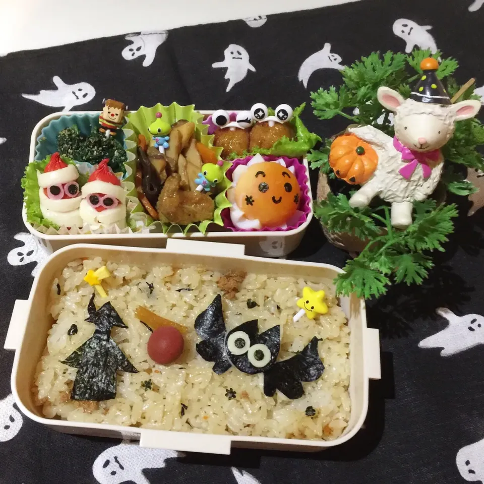 10/12❤︎娘の五目ごはん弁当❤︎コウモリさん
#お弁当 #お昼ごはん #娘弁当 #ランチ #ハロウィン|Makinsさん