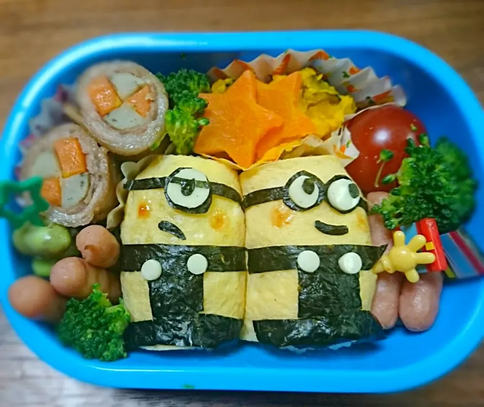 三男 遠足ミニオン弁当🍌|たかたれさん