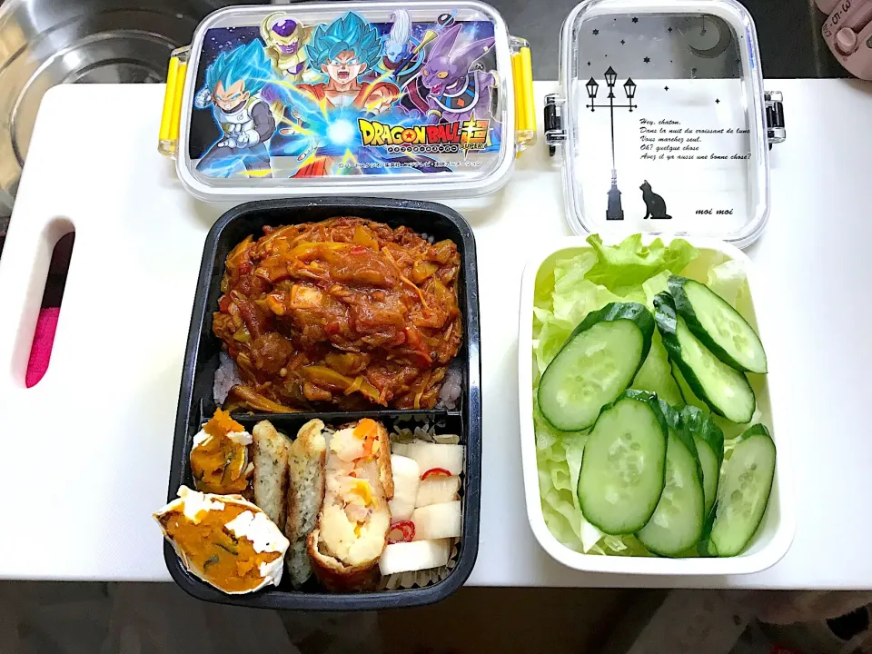 きのこキーマカレー弁当☆|つばりん亭さん