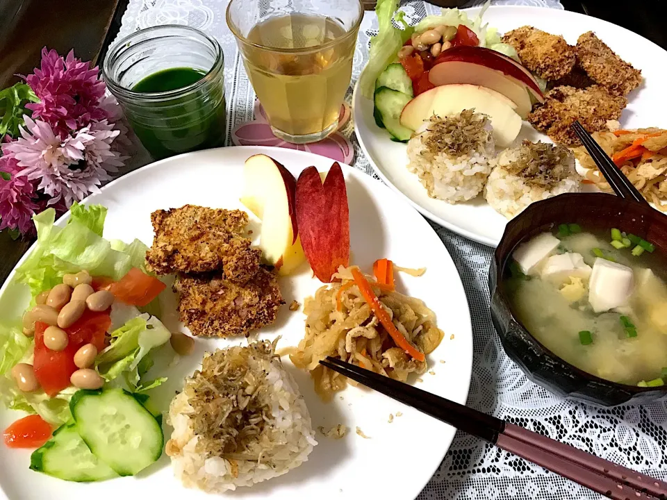 エダムチーズヘレカツの晩御飯プレート💓|noeさん