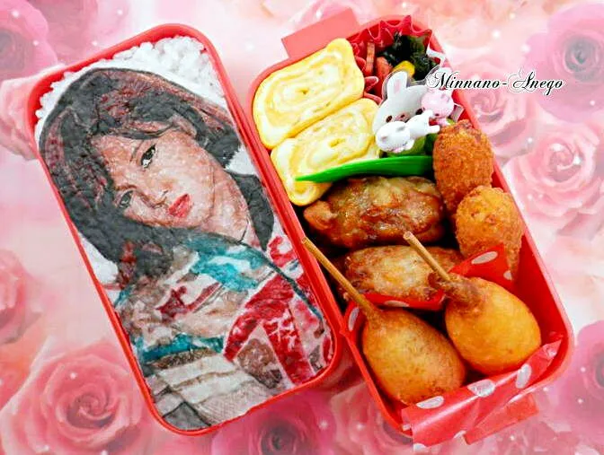 TWICE『ジョンヨン/정연/定延/Jeong-Yeon』弁当
 #オブラートアート
 #似顔絵弁当|みんなのあねごさん