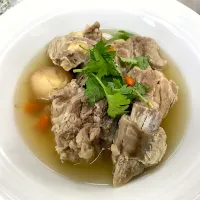 シンガポール料理の代表格「肉骨茶(バクテー)」ちゃんといろんな漢方を入れて煮込みました。|itukaloveさん