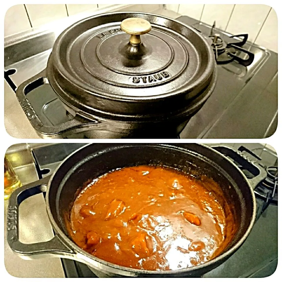 カレーが食べたくなって、夕方から牛スジカレーを煮込み中～|yokoさん