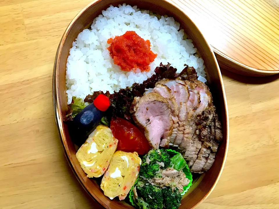 Snapdishの料理写真:#ローストポーク弁当|ゆりえさん