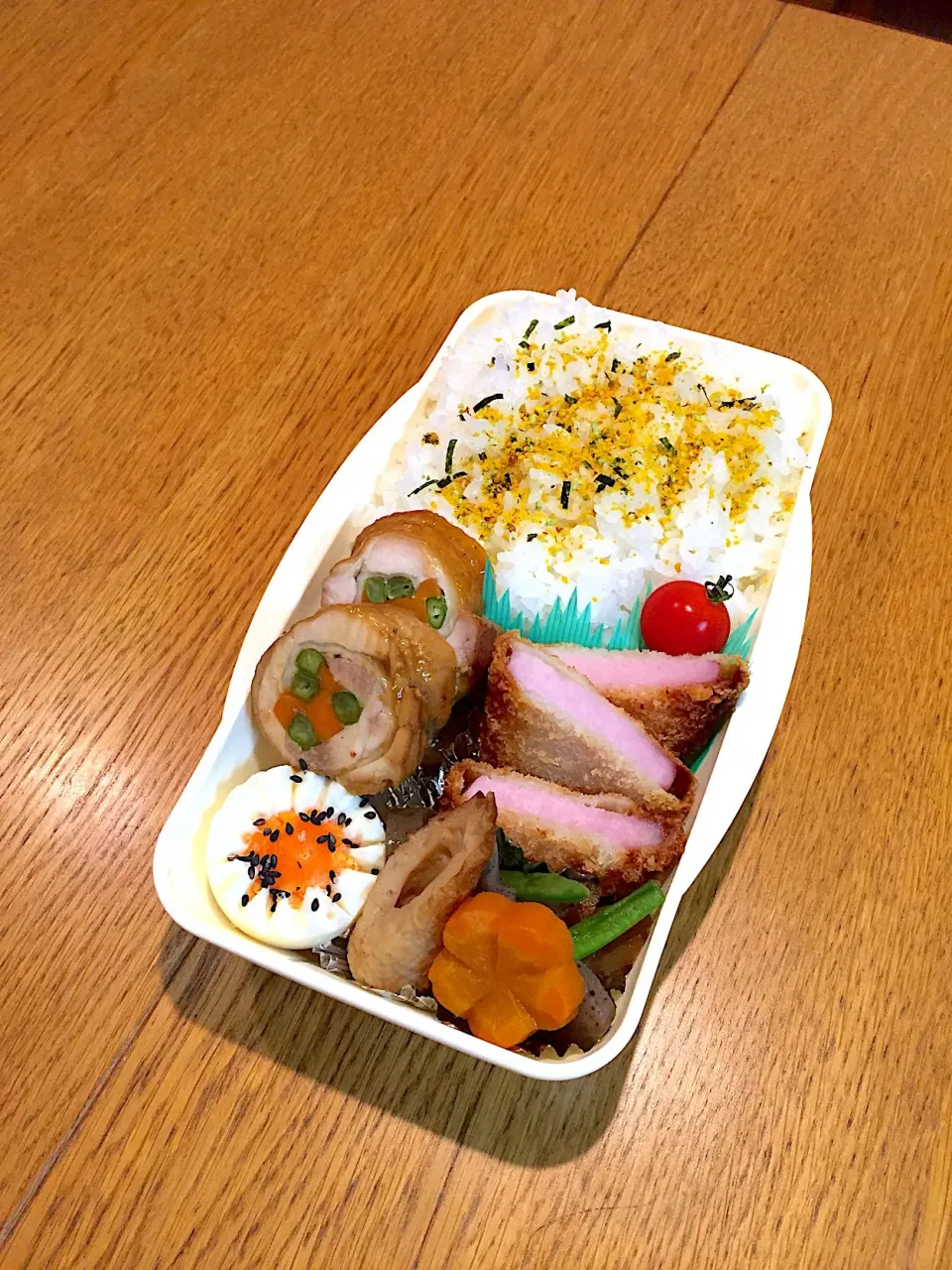 高校生息子のお弁当  チキンロール|まつださんさん