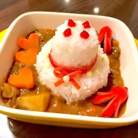 Snapdishの料理写真:お誕生日にリクエストのカレー|あーのさん