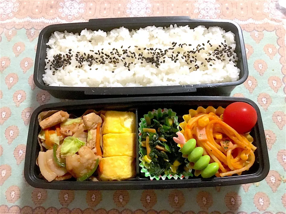 中1男子 弁当🍱|チビミミさん