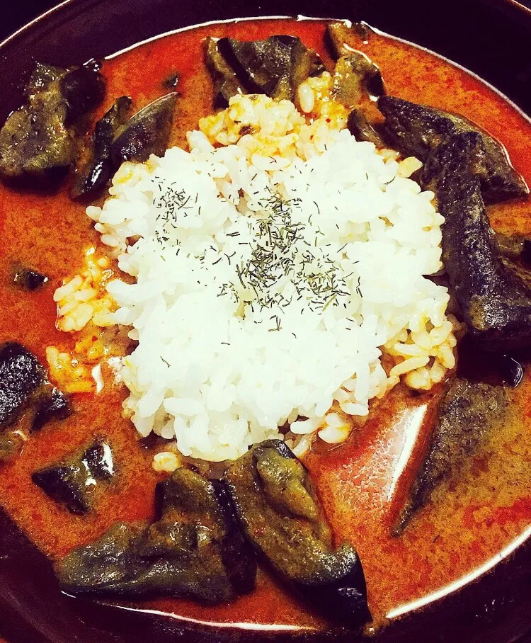 Eggplants and Lever curry|Seagrapesさん