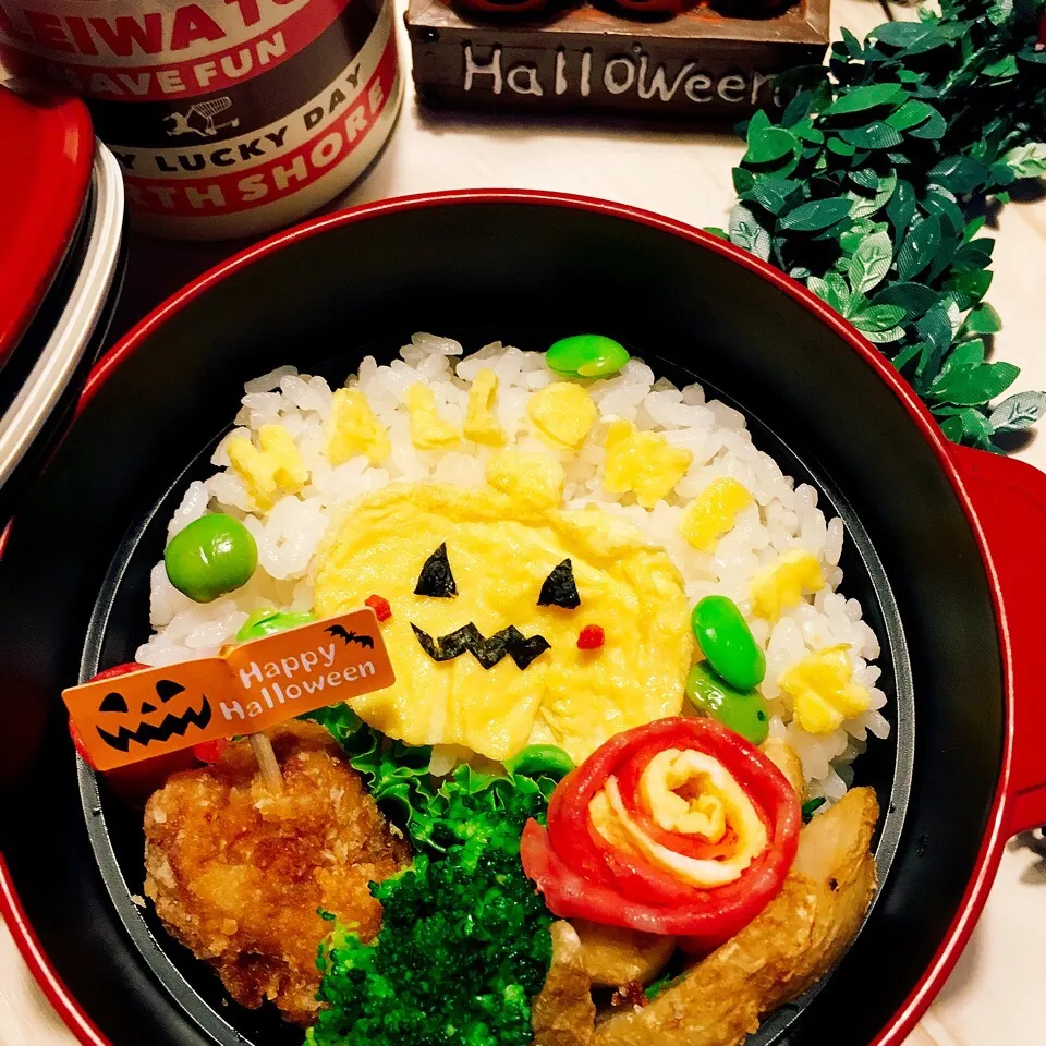 Snapdishの料理写真:ハロウィン🎃キーマカレー|りんごさん