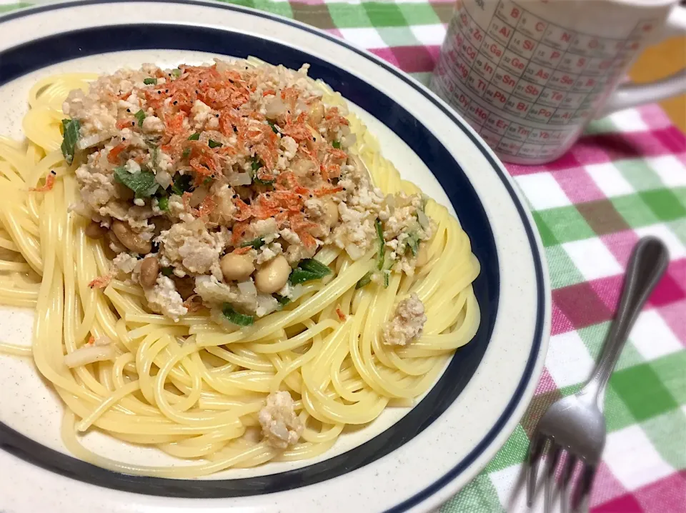 納豆入り和風ミートソースパスタ☆|あやさん