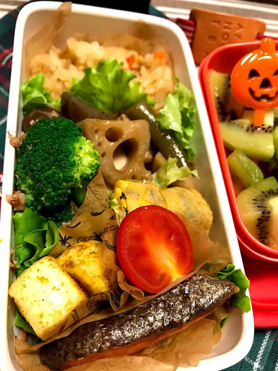 Snapdishの料理写真:女子高校生用 和食弁当|riorieさん