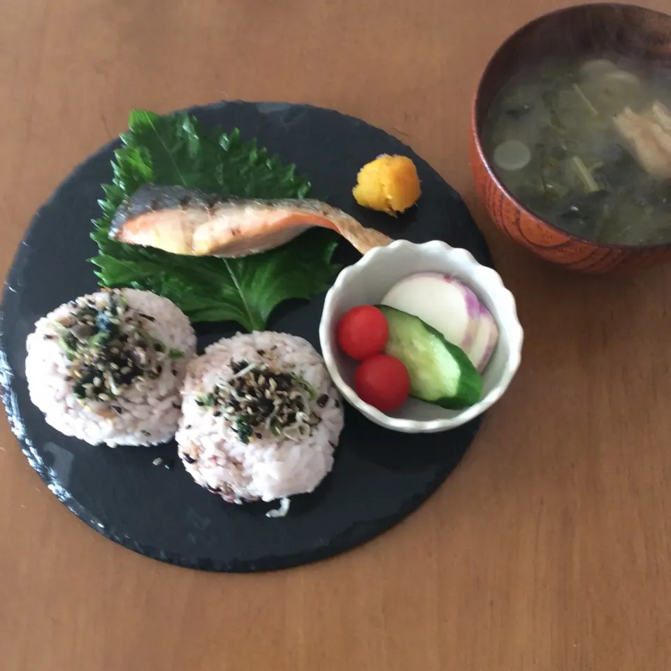 Snapdishの料理写真:#和ンプレート  朝ごはん|kaorinさん