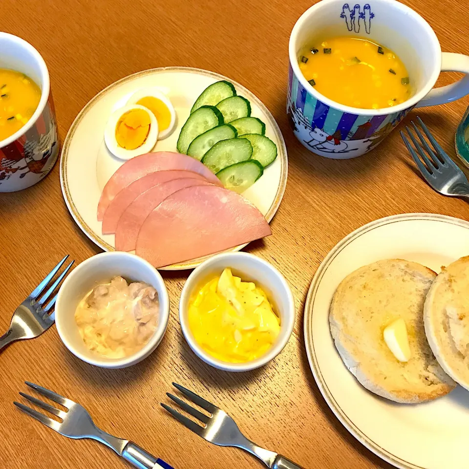 週末ブランチ オープンサンド♪|マイさん