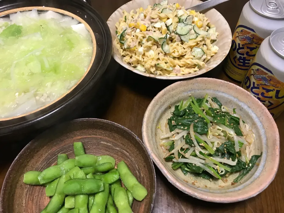 2017.10.13 お野菜たっぷり湯豆腐🍻🍻🍻|ゆみずさん