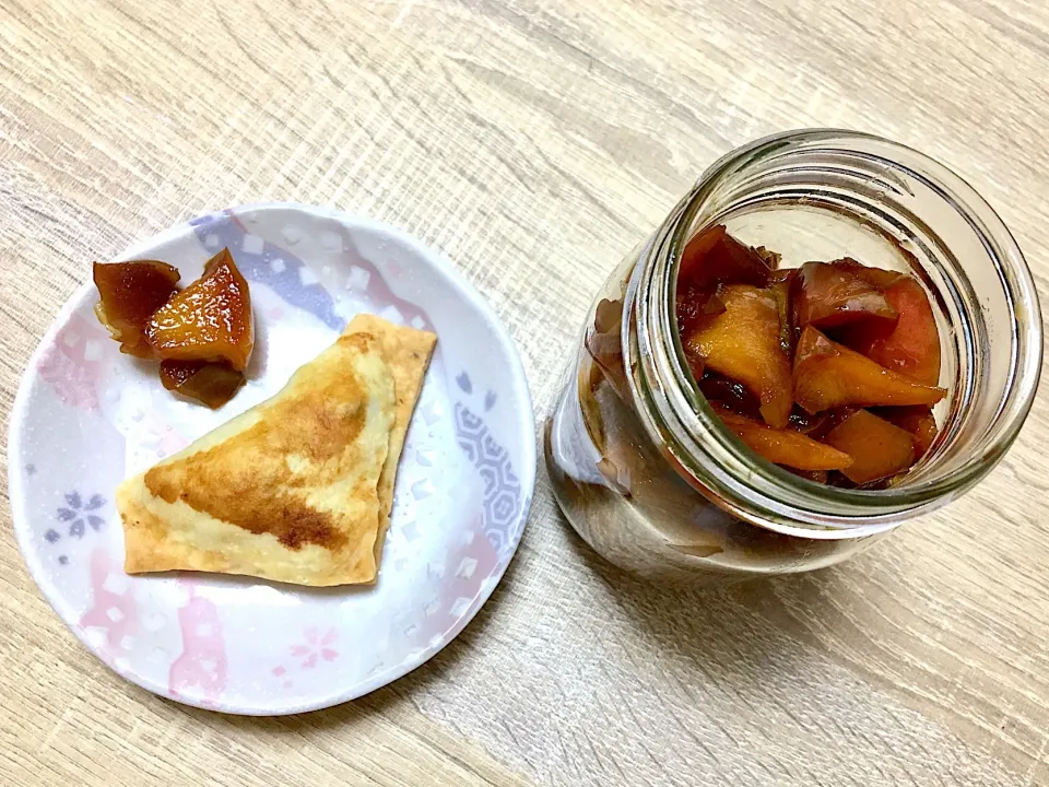 みりんで煮たりんごで、アップルパイ🍎|まっちGさん