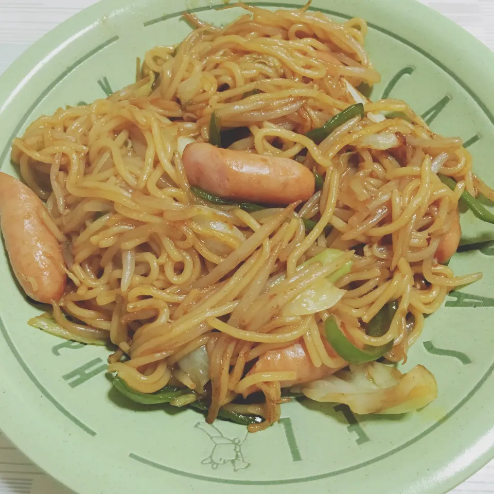 お好み焼きソースの焼きそば|みぃさん